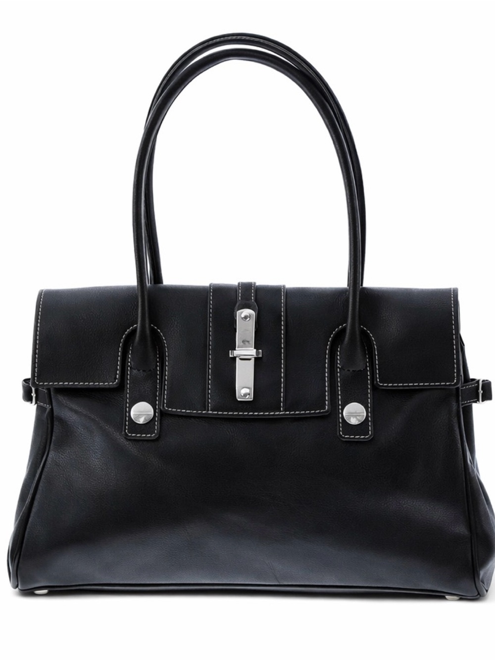Michael Kors vintage black leather satchel